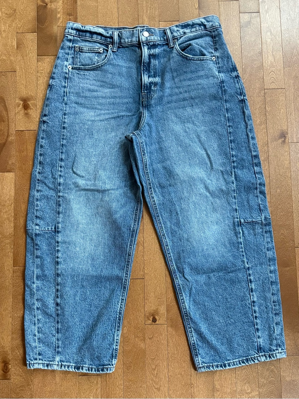 Lucky Brand Barrel Leg Jeans Medium Wash Size 12/31A